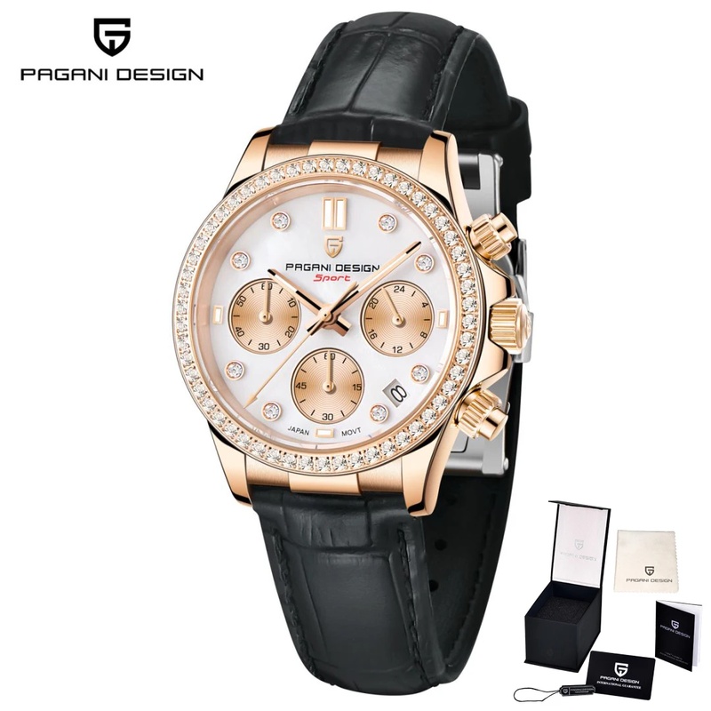 Luxury Watch Diamond - PAGANI DESIGN Luxury Diamond Encrusted Women's