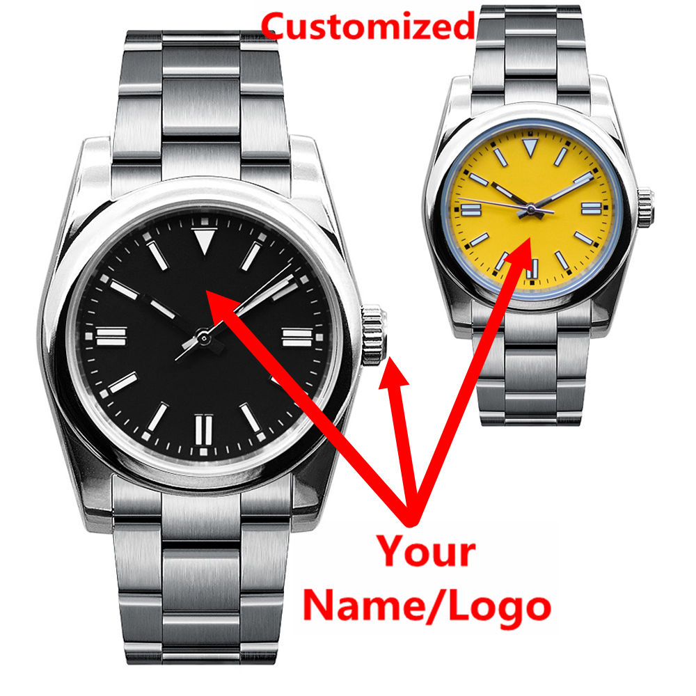 Luxury Watch With Bracelet - Custom Logo Mens Watch Sapphire Luxury