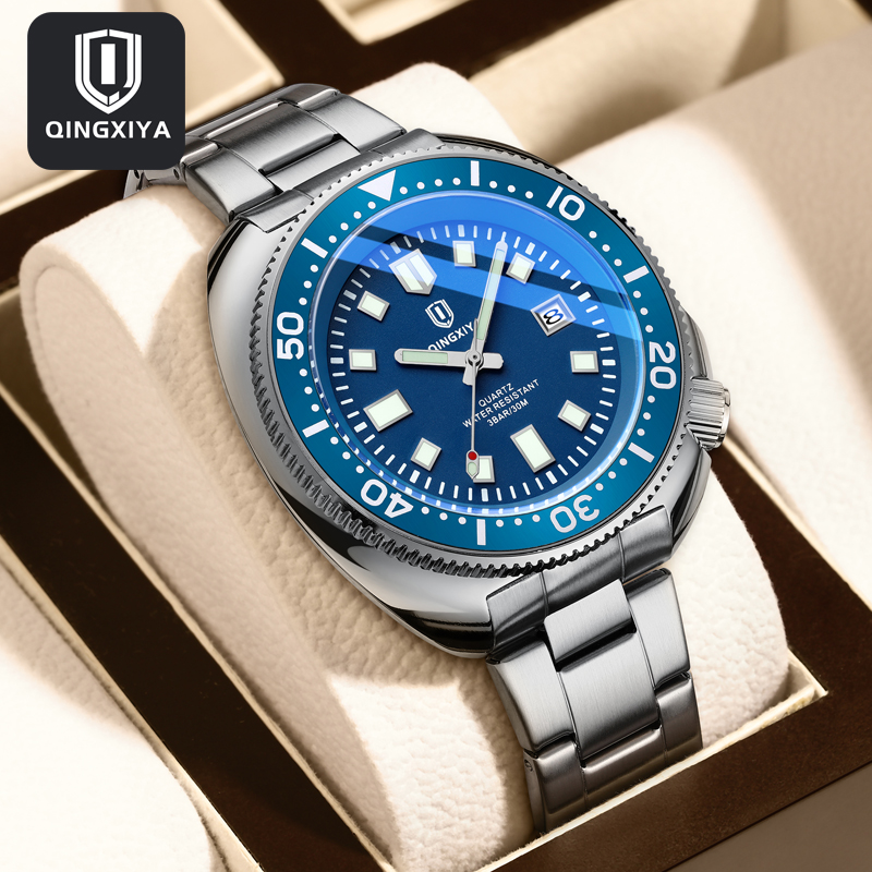Zen Luxury Watch - QINGXIYA Brand Fashion Classic Blue Quartz