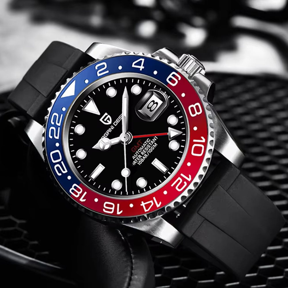 40mm PAGANI DESIGN GMT Men Wat - огляд і ціна Luxury Watch La