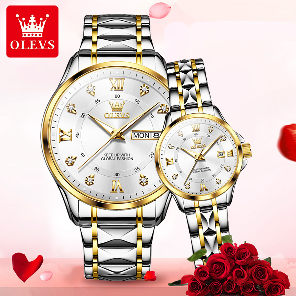 OLEVS 2906 Couple Watch Origin - огляд і ціна Luxury Watch Wallpaper