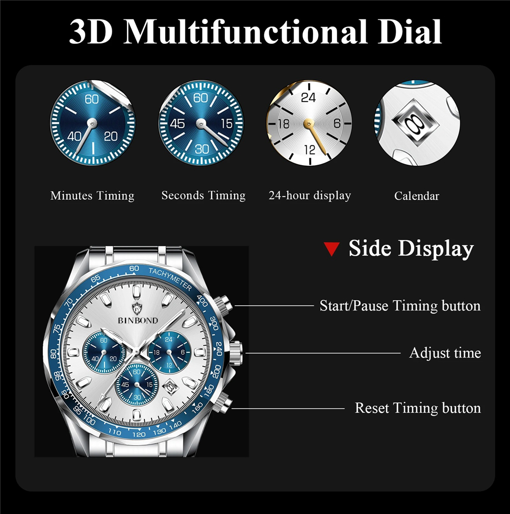 Sports New Men Chornograph Wat - огляд і ціна Zen Luxury Watch