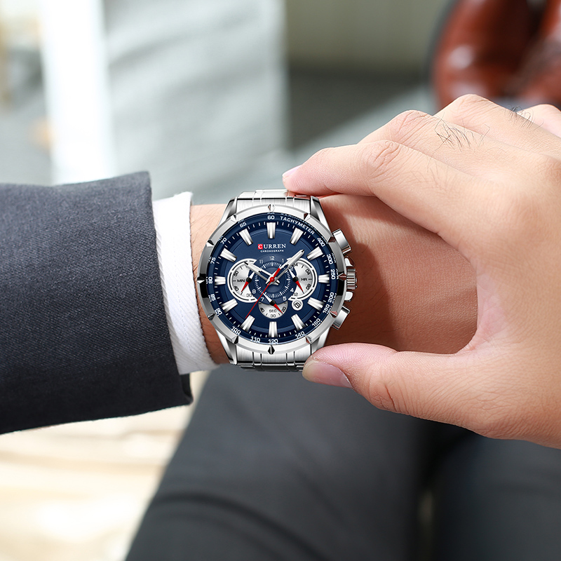 CURREN Wrist Watch Men Waterpr - огляд і ціна Zen Luxury Watch