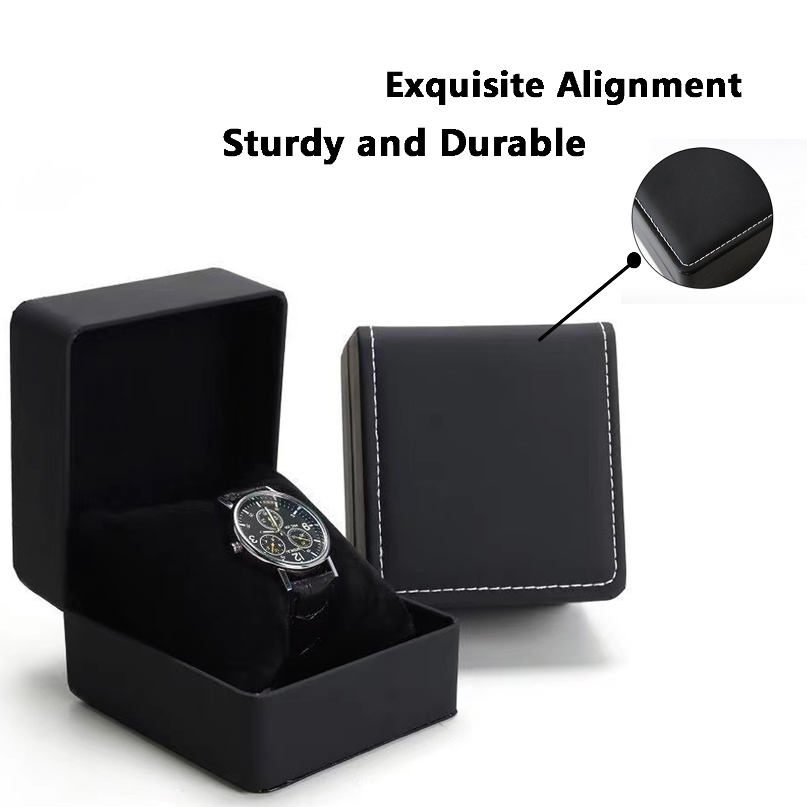 Lnofxas Black Single Watch Gif - огляд і ціна Luxury Watch Travel Case