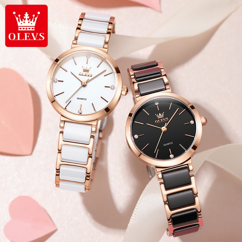 OLEVS Women Watch 5877 Luxury  - огляд і ціна Luxury Watch With Bracelet