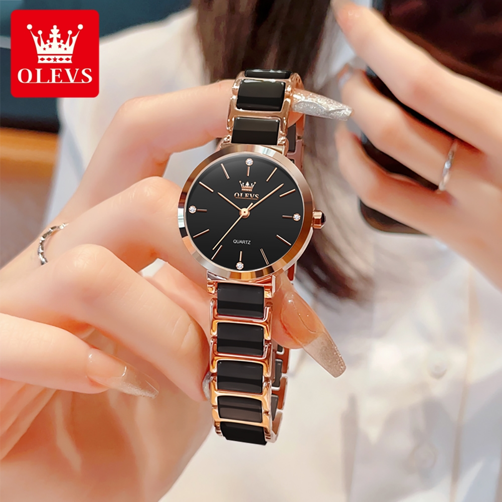 OLEVS Women Watch 5877 Luxury  - огляд і ціна Luxury Watch With Bracelet