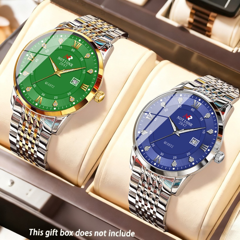 2pcs Classic Men's Quartz Watc - огляд і ціна Luxury Watch With Bracelet