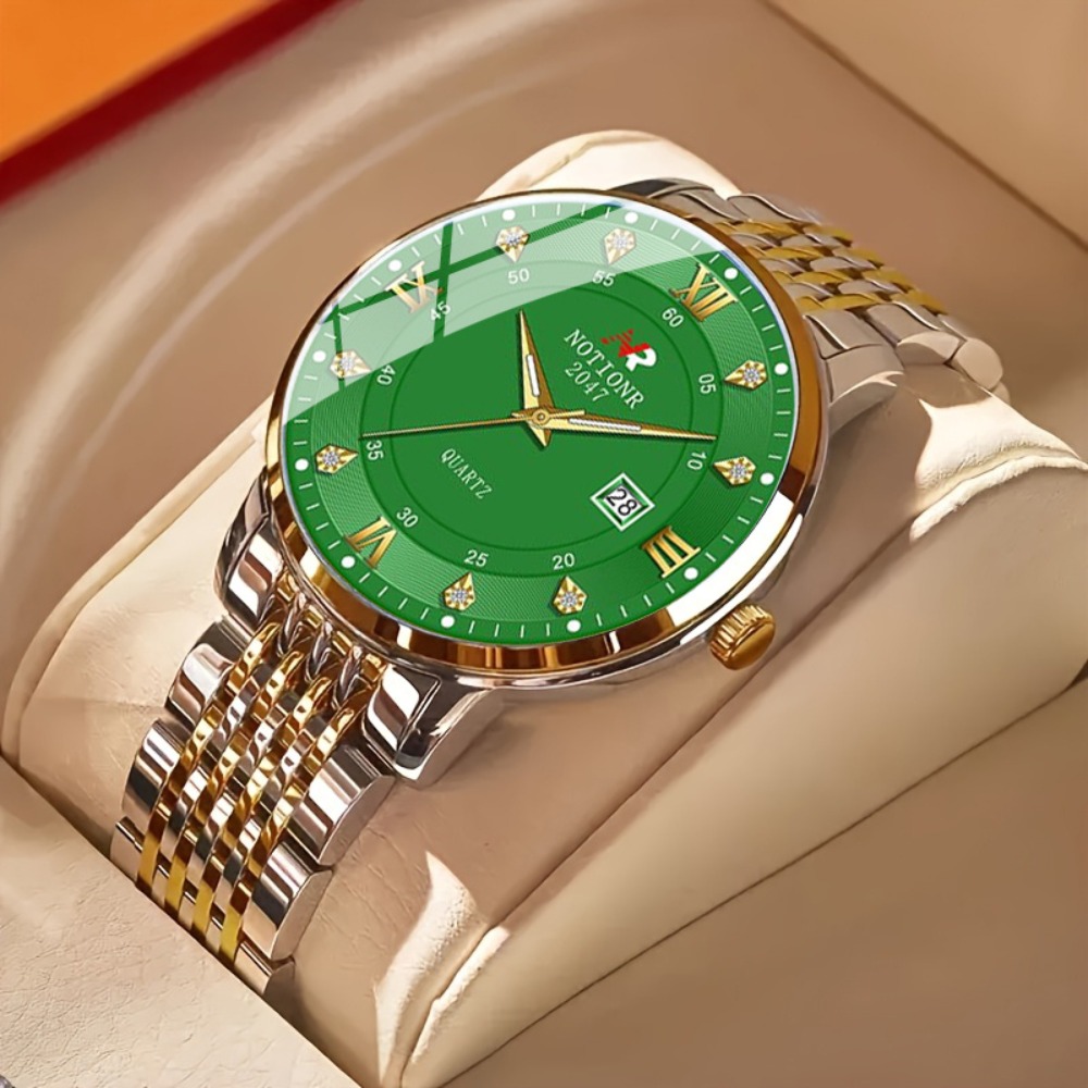 2pcs Classic Men's Quartz Watc - огляд і ціна Luxury Watch With Bracelet