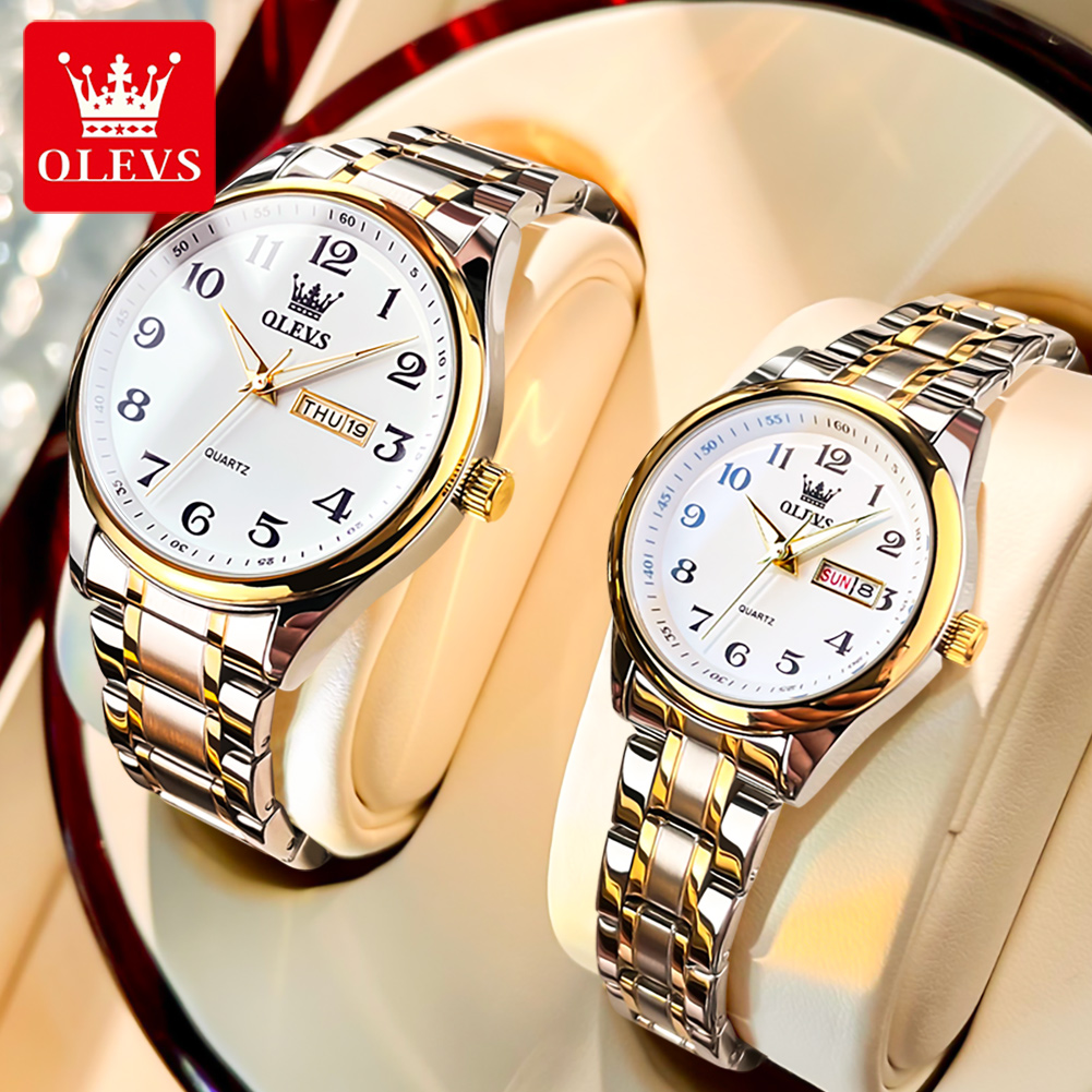 OLEVS New Fashion Couple Watch - огляд і ціна Luxury Watch Wallpaper
