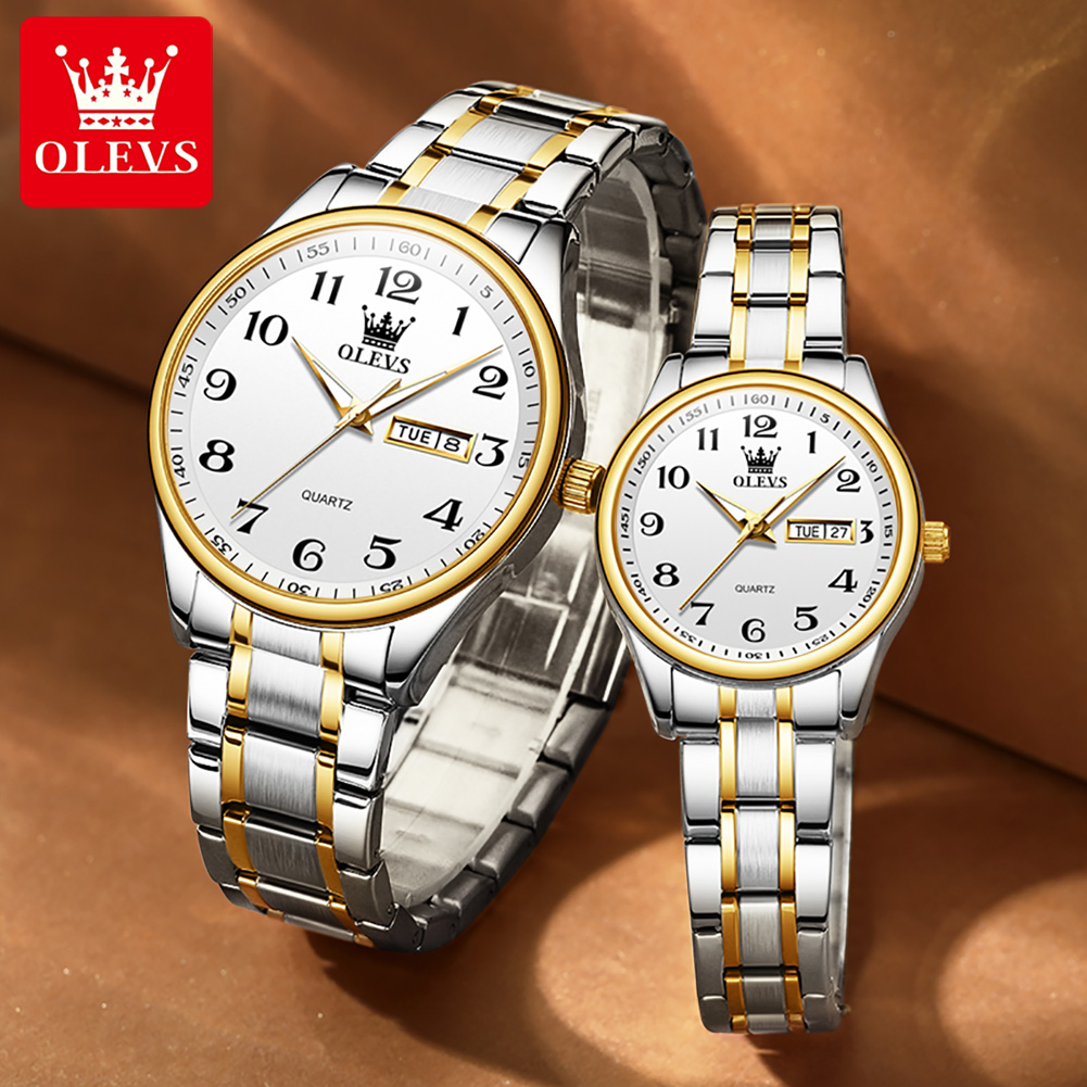 OLEVS New Fashion Couple Watch - огляд і ціна Luxury Watch Wallpaper