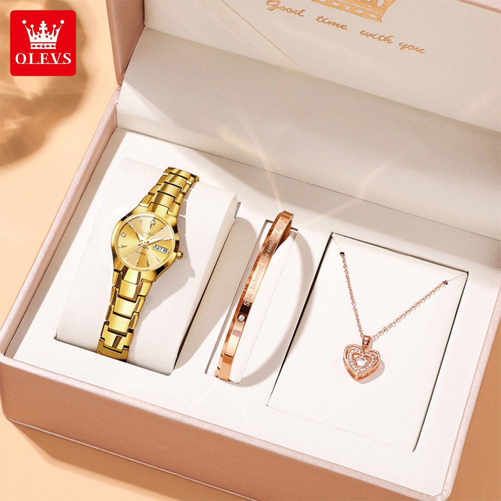 OLEVS Ladies Watch 8697 Luxury - огляд і ціна Luxury Watch With Bracelet