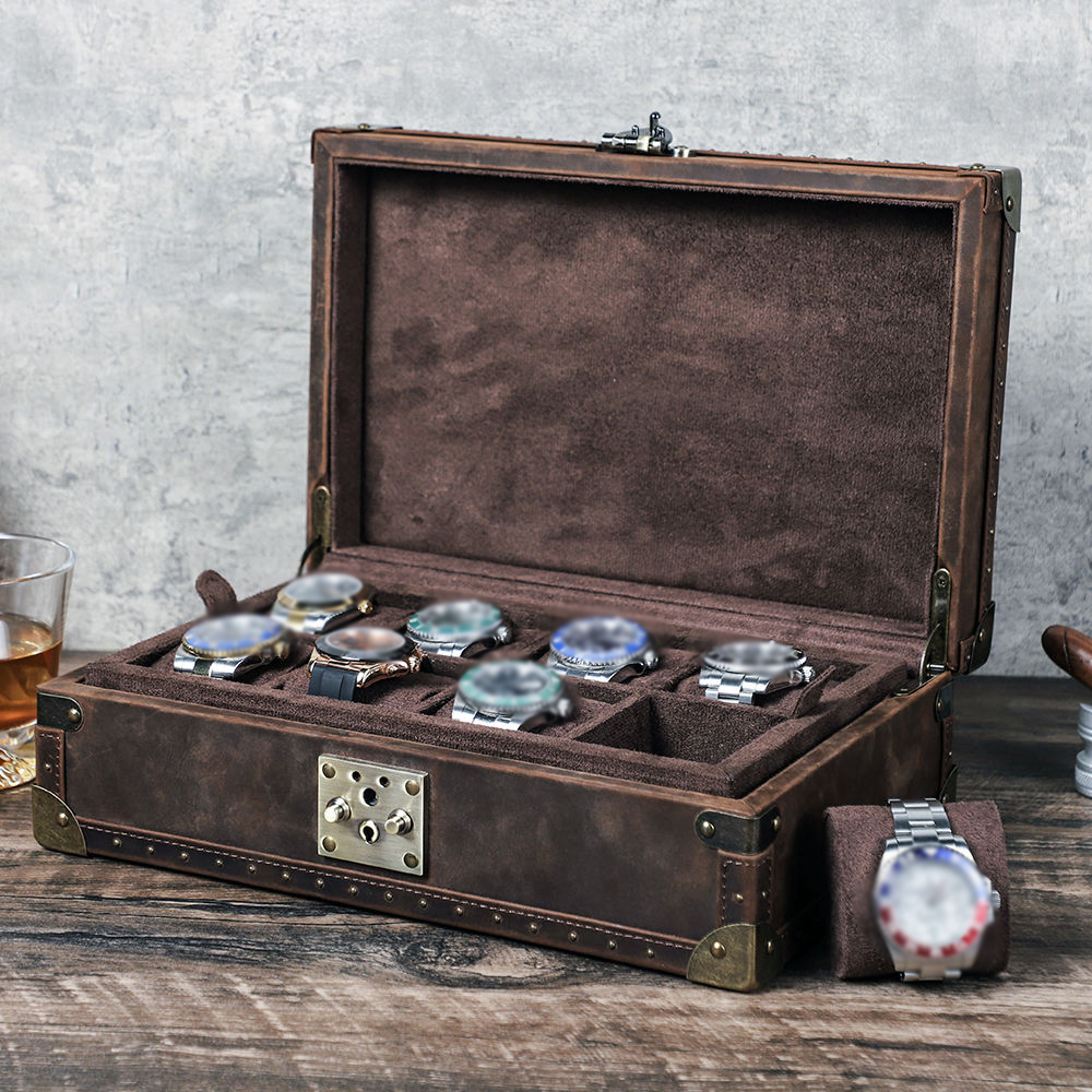 CONTACT'S FAMILY 8 Leather Cus - огляд і ціна Luxury Watch Travel Case