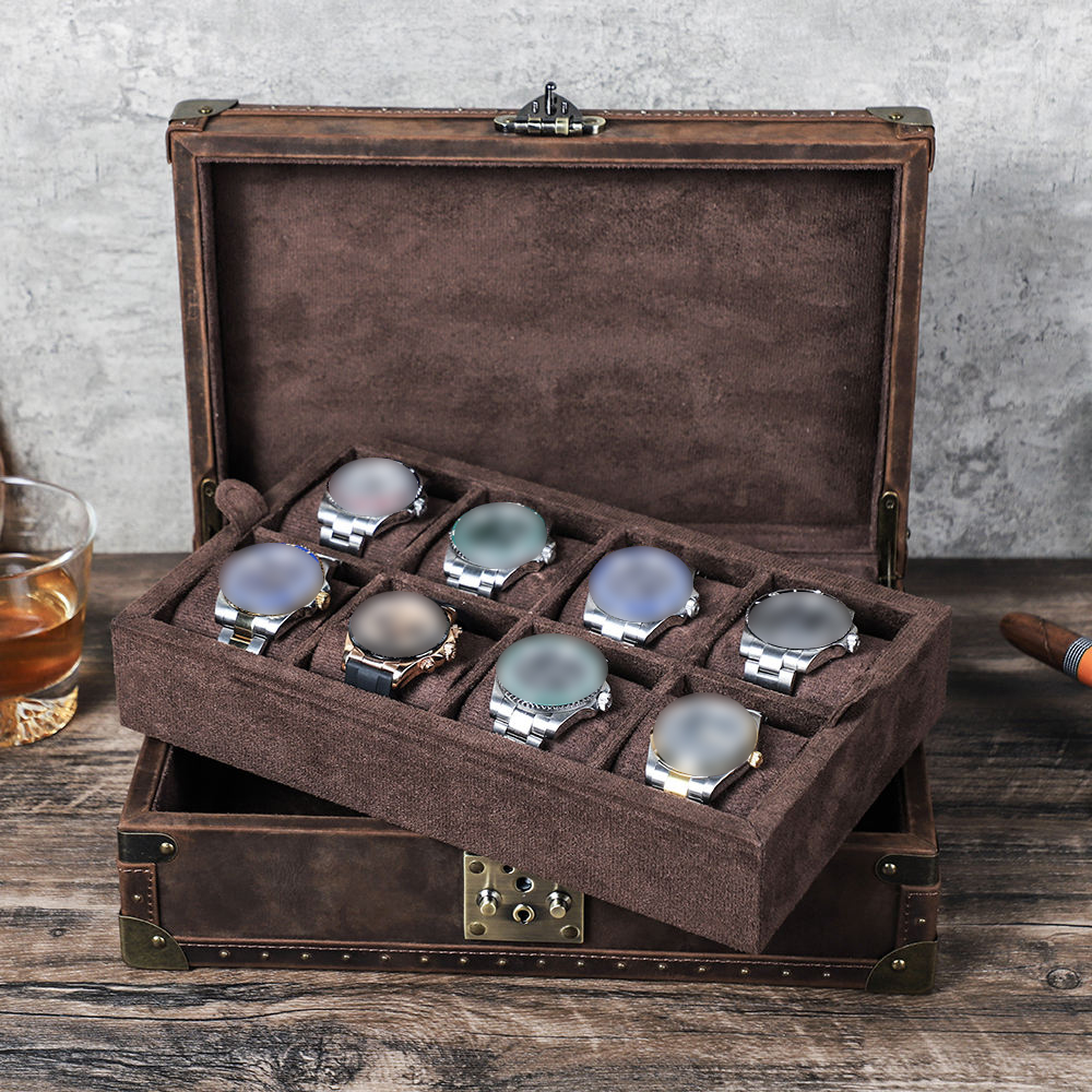 CONTACT'S FAMILY 8 Leather Cus - огляд і ціна Luxury Watch Travel Case