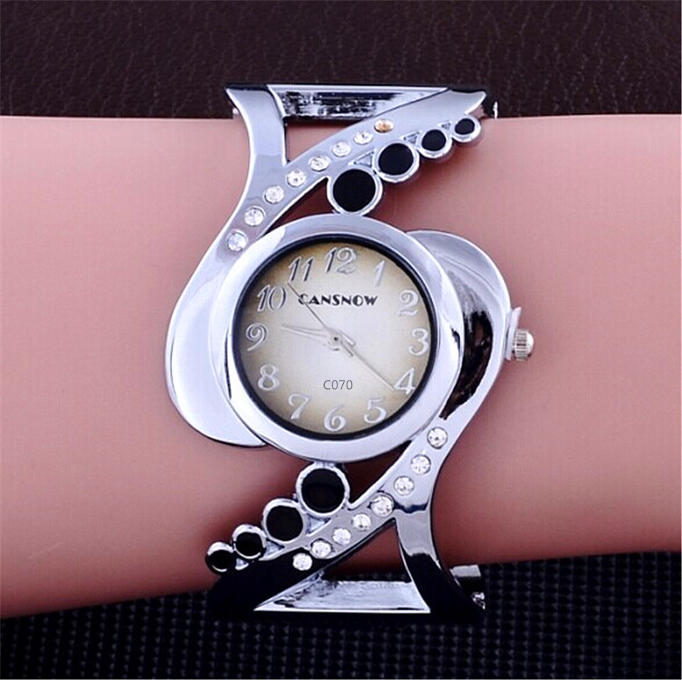 Women Bangle Wristwatch Crysta - огляд і ціна Luxury Watch Diamond