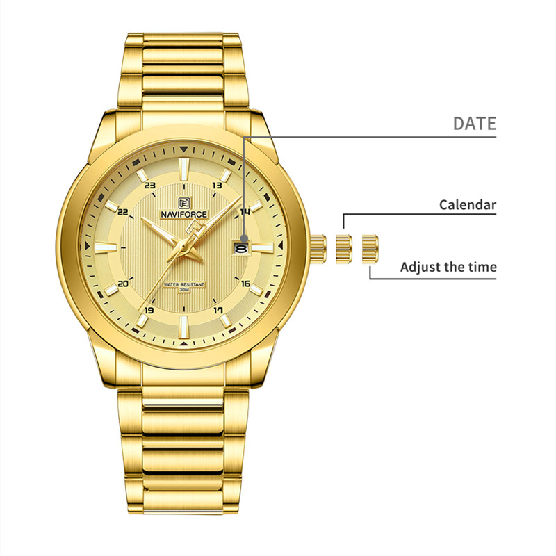 2024 Top Brand NAVIFORCE Mens  - огляд і ціна Zen Luxury Watch