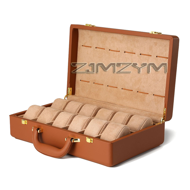 12 Slots Watch Box Mens Watche - огляд і ціна Luxury Watch Travel Case